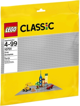 LEGO 10701 City grey Baseplate