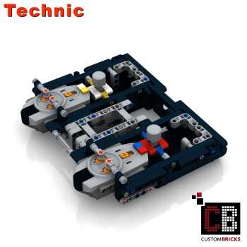 Custom RC Remote Control for Power Function instruction