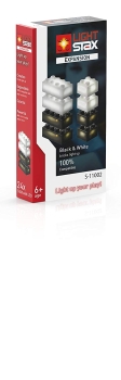 Light Stax S-11002 24 LED-Bausteinen weiß schwarz Expansion-Zusatzsteine