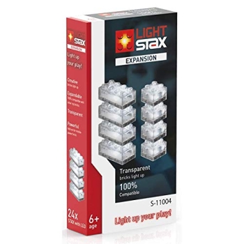 Light Stax S-11004 24 LED-Bausteinen transparent Expansion-Zusatzsteine
