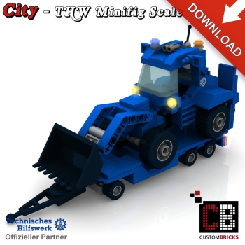 Custom THW Model instruction - Wheel Loader and trailer