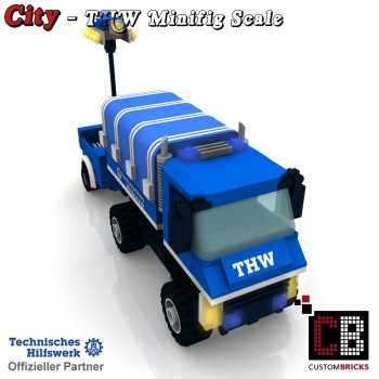 Custom THW Model instruction - Unimog and light mast