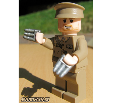 Brickarms Ammo Clip Gunmetal for LEGO figures for LEGO figures