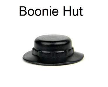 Brickams soldiers Boonie Hat in black for LEGO® figures