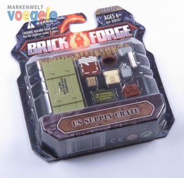 Custom BrickForge WW2 Set US Versorgungs Trupp für z.B. LEGO ® Figuren
