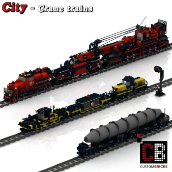 Custom 2 Trains with cranes