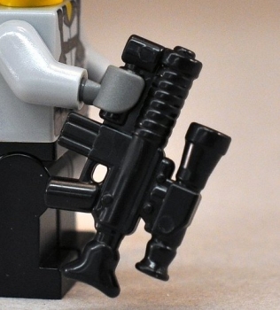 Brickarms Coreburner Gun black for LEGO figures