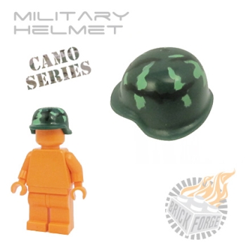 Custom soldiers Helmet camouflage green for LEGO® figures
