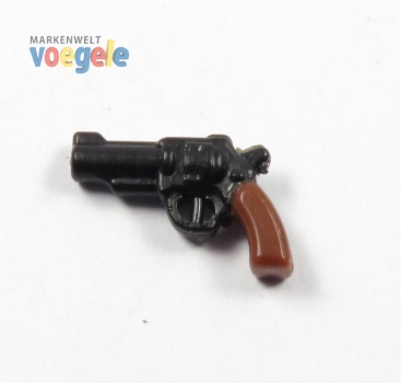 Custom Minifig.cat Revolver M365 black brown for LEGO figures