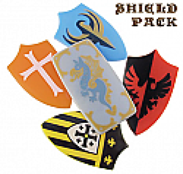 Custom BrickForge Accessories Set 5 Knights shields for LEGO ® figures