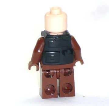 Minifig.cat Custom Weste L4s für LEGO® Figuren in der Farbe schwarz