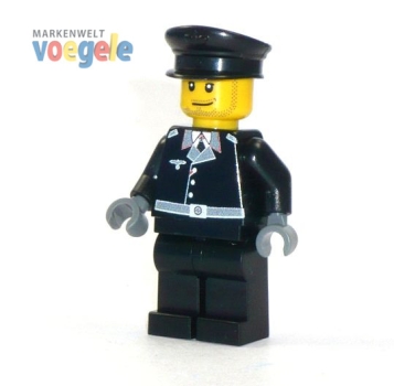 CB Custom Figure tank crew officer made of LEGO® parts witd Combatbrick accessories R1/R2/F10