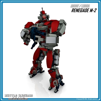 CUSTOM PDF building instructions RENEGADE red grey for LEGO bricks