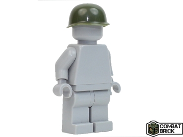 5 Combat Brick Custom WW2 Vietnam US Army M1 Stahl Helm für LEGO® Figuren grün