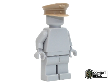 5 Combat Brick Custom WW2 Offizier Hut für LEGO® Figuren dark tan