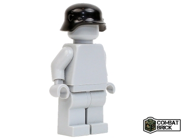 5 Combat Brick Custom WW2 Helme für LEGO® Figuren schwarz