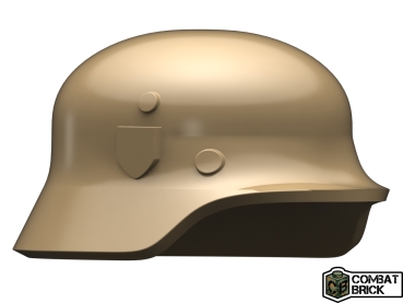 Combat Brick soldiers WW2 Helmet 5 peaces in dark tan for LEGO® figures