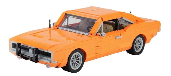 BlueBrixx Orange US Muscle Car 102757