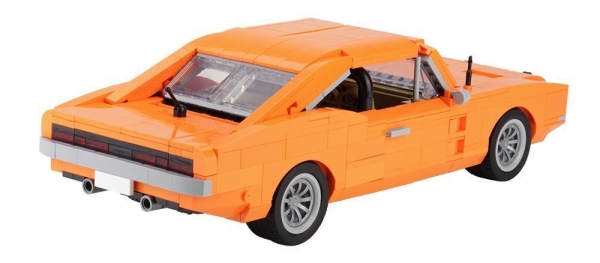 BlueBrixx Orange US Muscle Car 102757