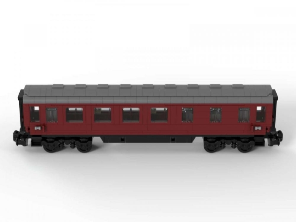 BlueBrixx Dining Car dark red 699 parts 102958