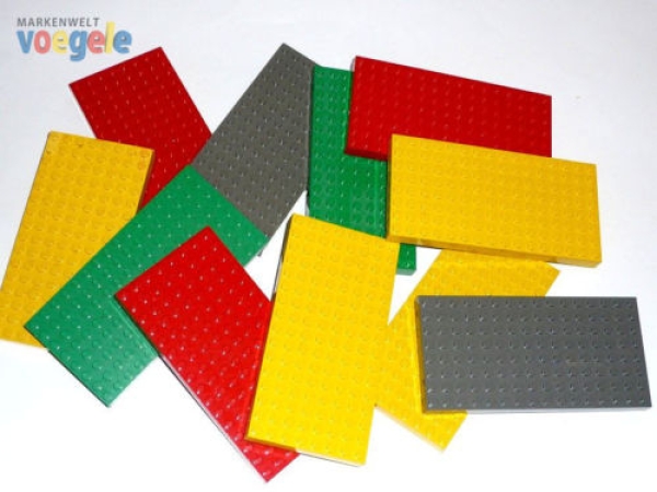 LEGO 5 high plates in different colours 8 x 16 knopps - Kopie