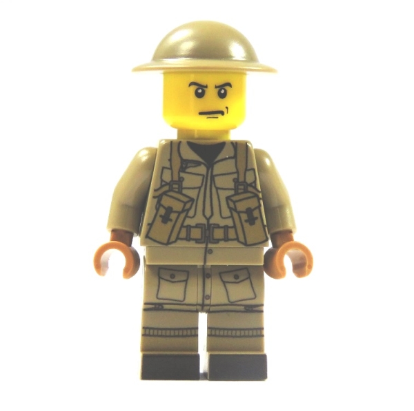 British custom soldier from LEGO® and custom parts