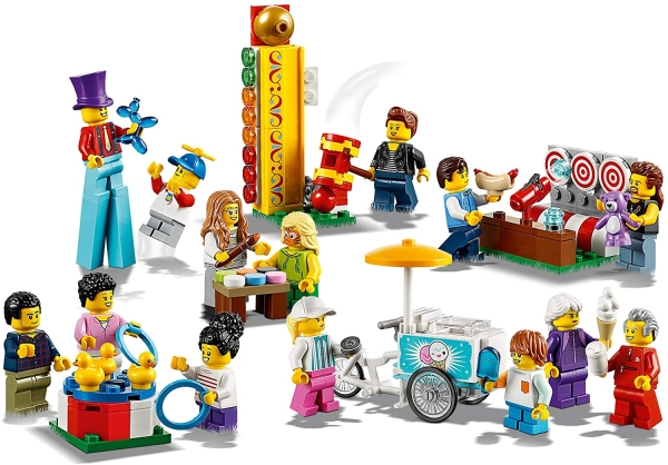 LEGO® 60234 City Townspeople - Fair building set with 14 minifigures