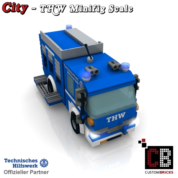 Custom THW Model instruction - Equipment vehicle GKW 2