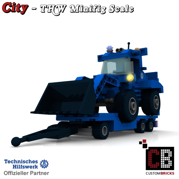 Custom THW Model instruction - Wheel Loader and trailer