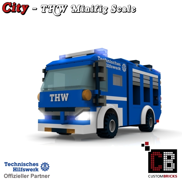 Custom THW Model instruction - Equipment vehicle GKW 1