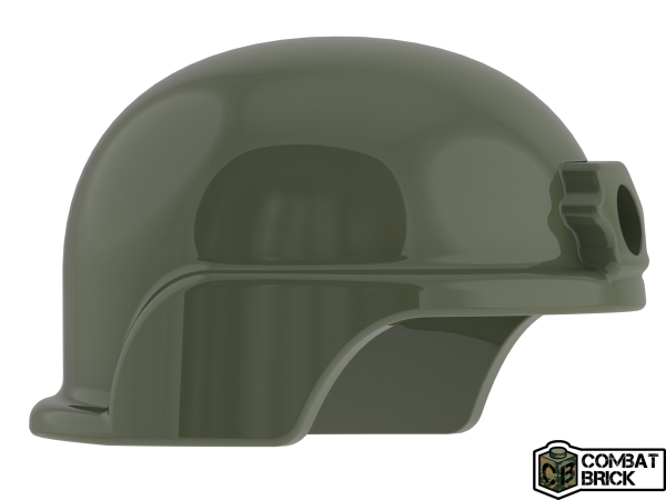 5 Combat Brick Custom Moderner Kampf Helm für LEGO® Figuren grün