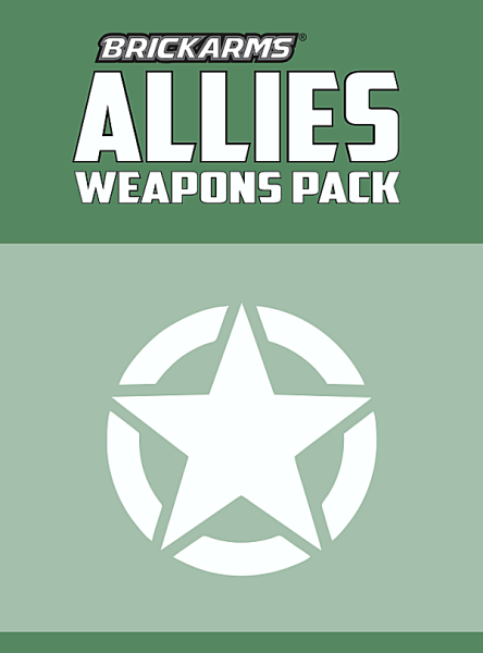 Custom BrickArms Allies Set with 14 modern weapons and weapon accessories for LEGO ® figures