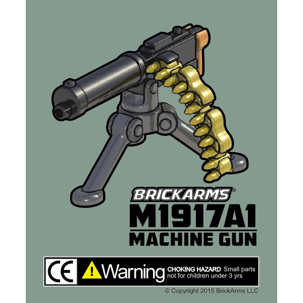 BrickArms Custom M1917A1 Machine Gun