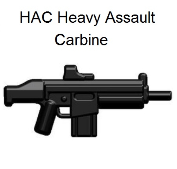 Brickarms HAC Gun black for LEGO figures