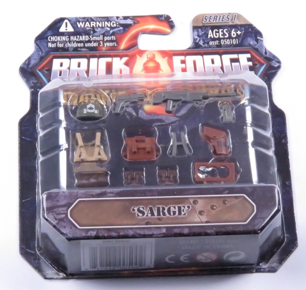 Custom BrickForge WW2 Set Sarge für z.B. LEGO ® Figuren