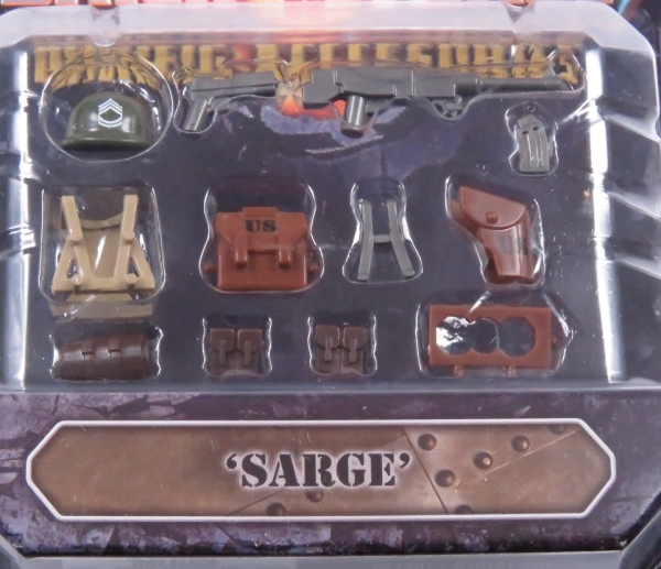 Custom BrickForge WW2 Set Sarge für z.B. LEGO ® Figuren